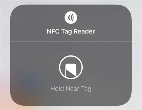 nfc background tag reader